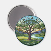 Chico California Reizen Magneet (Voorkant / Achterkant)
