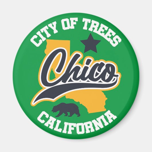 Chico, Californië Magneet (Voorkant)