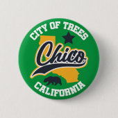 Chico, Californië Ronde Button 5,7 Cm (Voorkant)