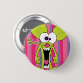 Chico Chihuahua guauu Ronde Button 5,7 Cm (Voorkant /achterkant)