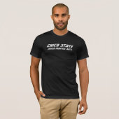 CHICO STATE, gemengde huwelijkse kunst T-shirt (Voorkant volledig)