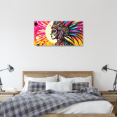 Chicomecōātl 3 canvas afdruk (Insitu (Slaapkamer))