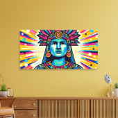 Chicomecōātl 8 canvas afdruk (Insitu (Woonkamer))