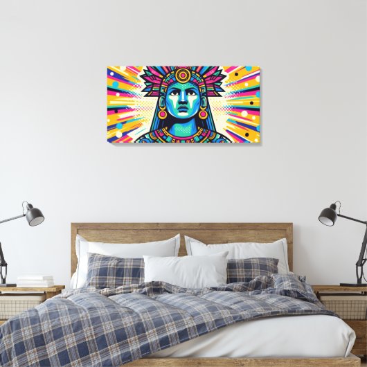 Chicomecōātl 8 canvas afdruk (Insitu (Slaapkamer))