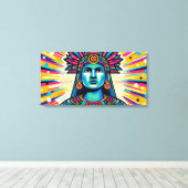 Chicomecōātl 8 canvas afdruk (Insitu (Houten vloer))