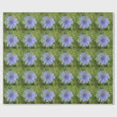 Chicory Blue Paars Flower Floral Cadeaupapier (Vlak)