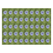 Chicory Blue Paars Flower Floral Tafelkleed (Voorkant (Horizontaal))