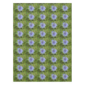 Chicory Blue Paars Flower Floral Tafelkleed (Voorkant)