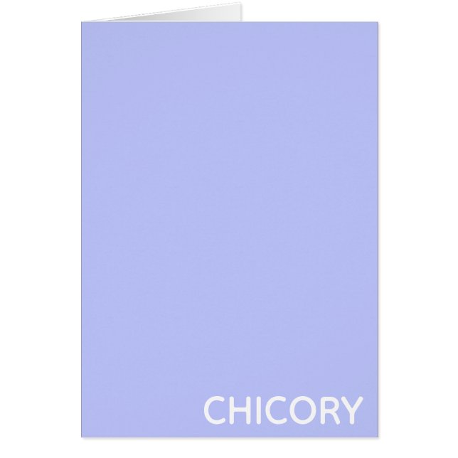 Chicory Flower blue-kleurnaam (Voorkant)