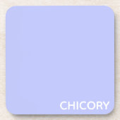 Chicory Flower blue-kleurnaam Bier Onderzetter (Voorkant)