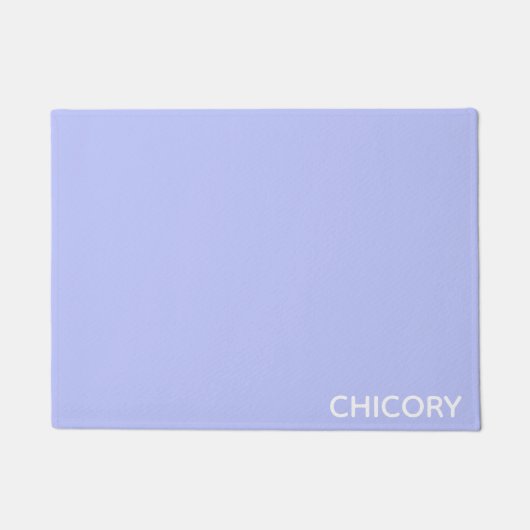 Chicory Flower blue-kleurnaam Deurmat (Voorkant)