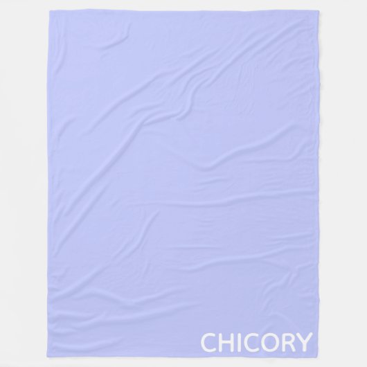 Chicory Flower blue-kleurnaam Fleece Deken (Voorkant)
