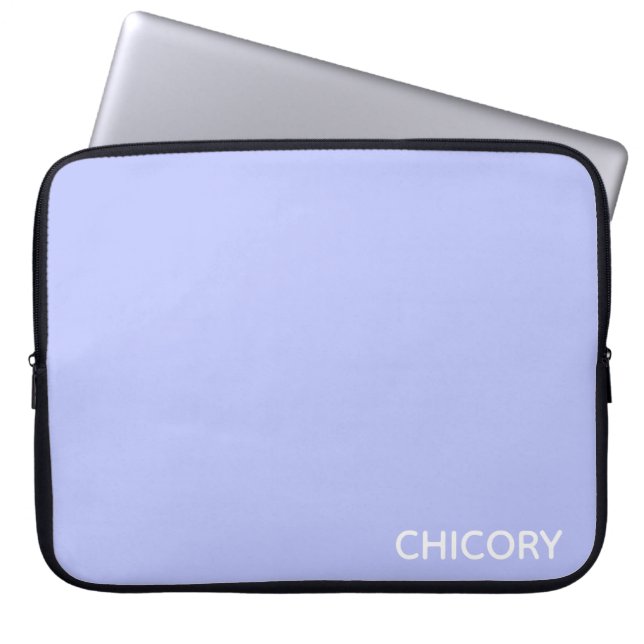 Chicory Flower blue-kleurnaam Laptop Sleeve (Voorkant)