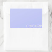 Chicory Flower blue-kleurnaam Rechthoekige Sticker (Tas)