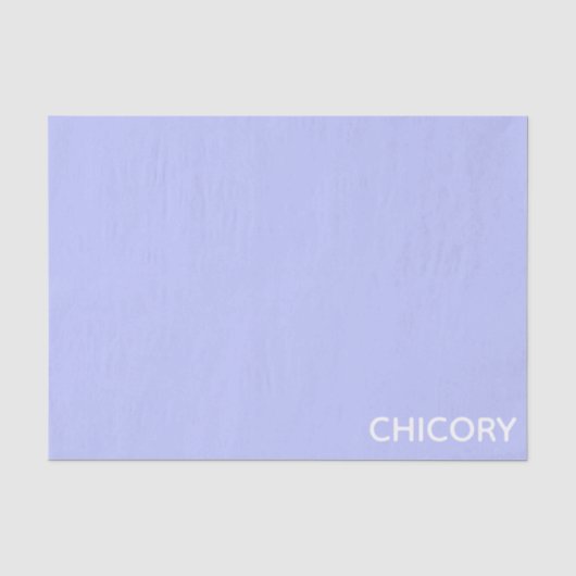 Chicory Flower blue-kleurnaam Tissuepapier (Voorkant)