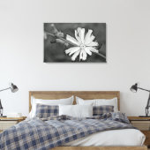 Chicory Wildflower Canvas Afdruk (Insitu (Slaapkamer))