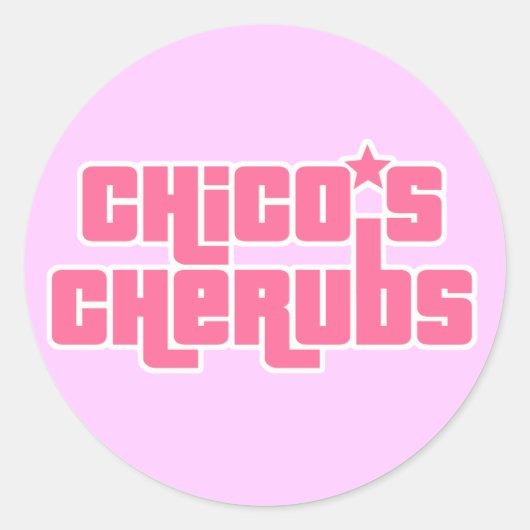 Chico's Cherubs Sticker (Voorkant)