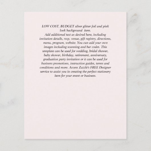 CHICQUE BUDGET BRUNCH EN BUBBELENDE AGATE GLITTER  FLYER (Achterkant)