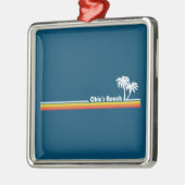 Chic's Beach Virginia Metalen Ornament (Links)