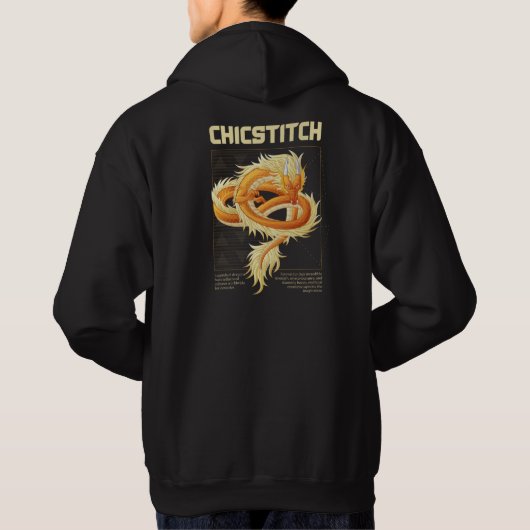 Chicstitch Dragon Hoodie (Achterkant)