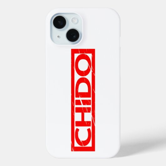 Chido Stamp Case-Mate iPhone Case (Achterkant)