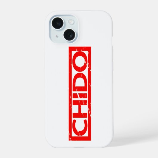 Chido Stamp iPhone 15 Case (Achterkant)