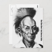 Chief Black Hawk Briefkaart (Voorkant / Achterkant)