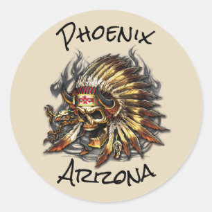 Chief Botten Phoenix Arizona Ronde Sticker