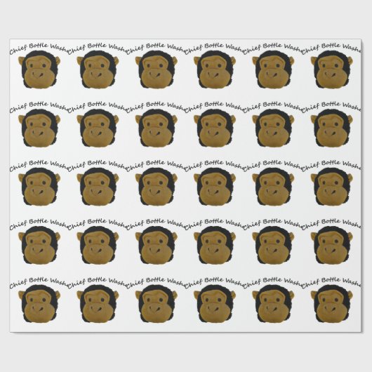 Chief Bottle Washer Cadeaupapier (Vlak)