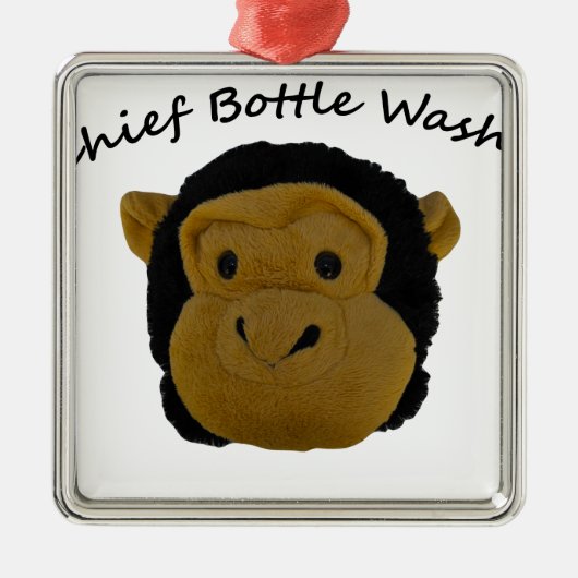 Chief Bottle Washer Metalen Ornament (Voorkant)