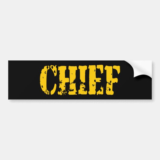 CHIEF BUMPERSTICKER (Voorkant)