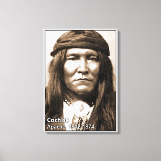 Chief Cochise gewikkeld canvas (Voorkant)