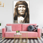 Chief Cochise gewikkeld canvas Afdruk (Insitu (Woonkamer))