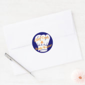 Chief Cook & Bottle Washer Ronde Sticker (Envelop)