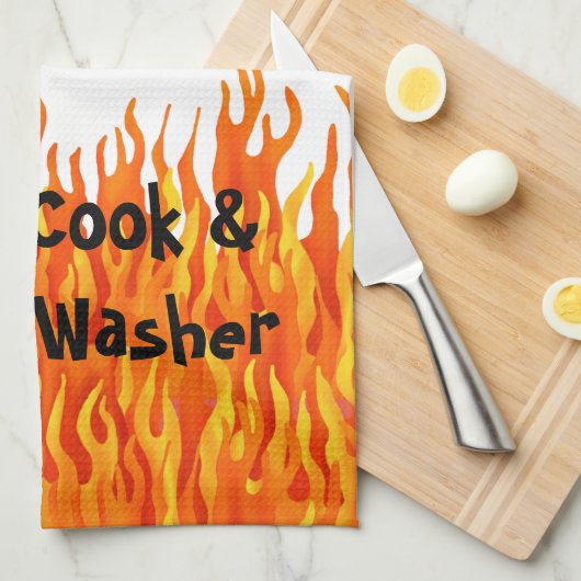 Chief Cook & Bottle Washer Theedoek (Quarter Fold)