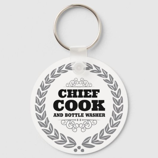 CHIEF COOK EN FLESAFVAL SLEUTELHANGER (Voorkant)