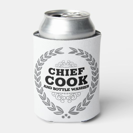 CHIEF COOK EN FLESWASMACHINE KOELBOX BLIKJESKOELER (Blikje Voorkant)