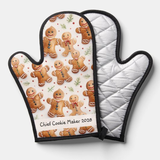 Chief Cookie Maker Gingerbread Ovenwant (Voorkant / Achterkant)