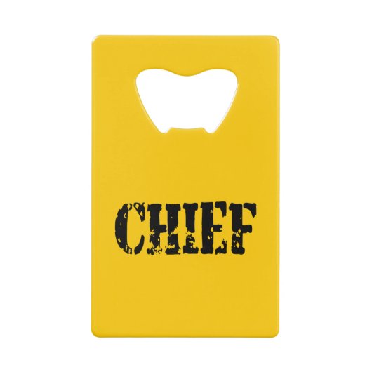 CHIEF CREDITKAART FLESSENOPENER (Voorkant)