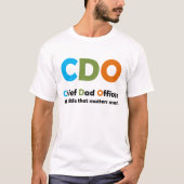 Chief Dad Officer T-shirt (Voorkant)