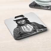 Chief Esatonyett, 1869 (foto) Bier Onderzetter (Linkerzijde)