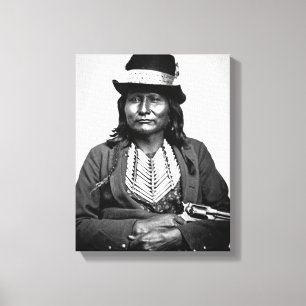 Chief Esatonyett, 1869 (foto) Canvas Afdruk