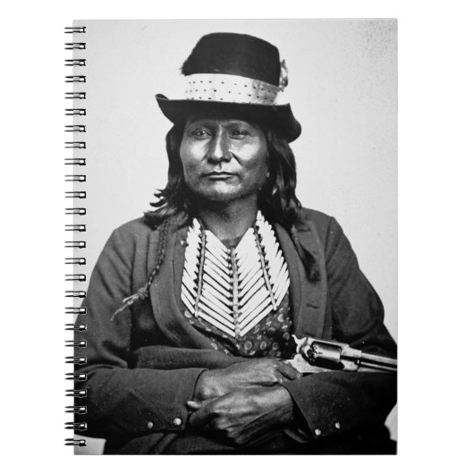 Chief Esatonyett, 1869 (foto) Notitieboek (Voorkant)