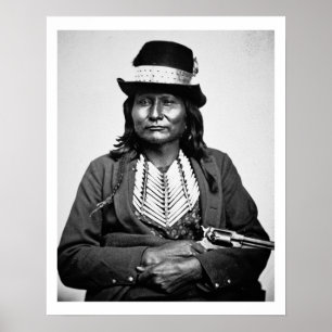 Chief Esatonyett, 1869 (foto) Poster