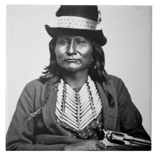 Chief Esatonyett, 1869 (foto) Tegeltje