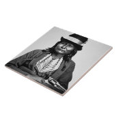 Chief Esatonyett, 1869 (foto) Tegeltje (Zijkant)