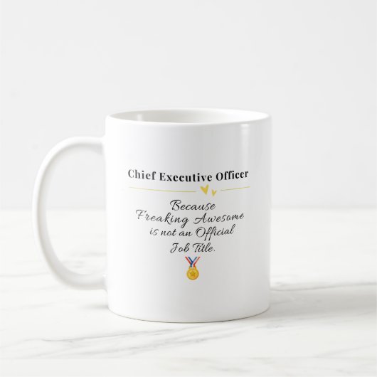 Chief Executive Officer Koffiemok (Links)