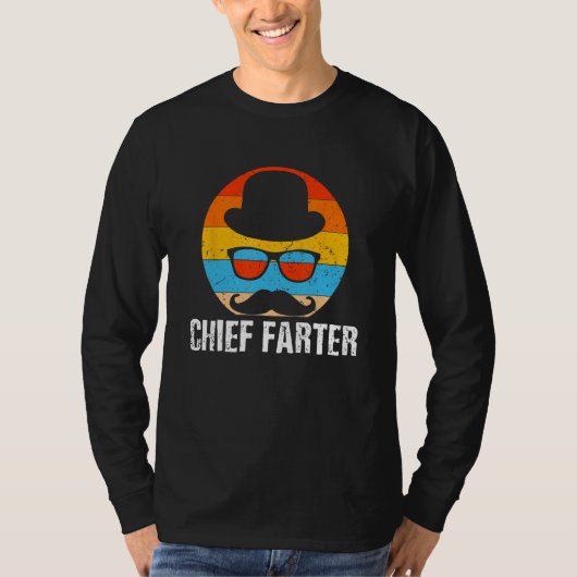 Chief Farter Gross Joke Pun Dad T-shirt (Voorkant)
