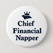 Chief Financial Napper  Ronde Button 7,6 Cm (Voorkant)