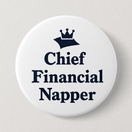 Chief Financial Napper  Ronde Button 7,6 Cm